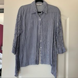 RO&DE SMALL STRIPED BLUE AND WHITE SHIRT